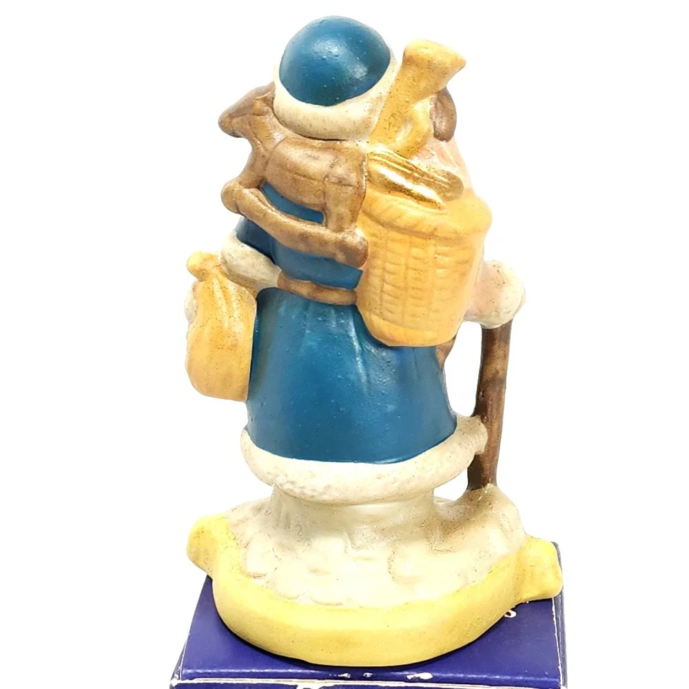 Santa Through The Years 1900 Victorian  Santa Christmas‎ Porcelain Figure  Vtg